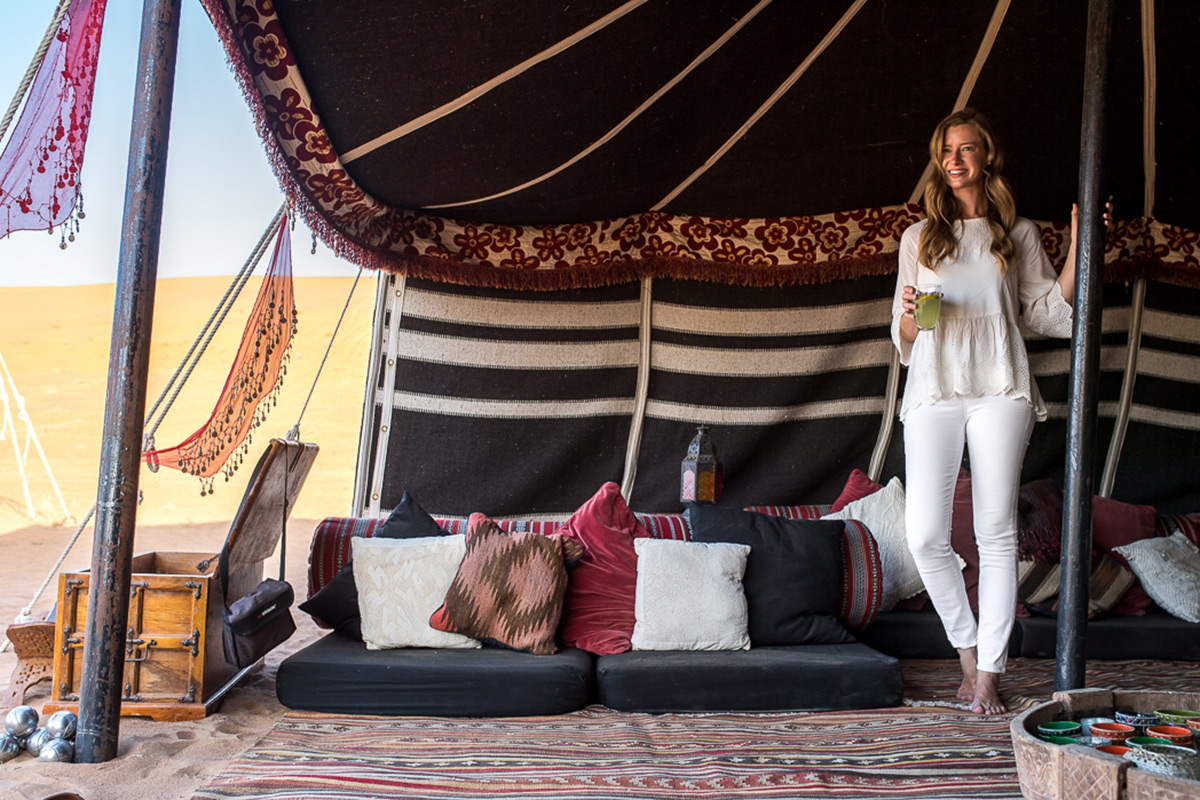 Glamping in the Wahiba Sands of Oman with Hud Hud Travels (Stacie Flinner)
